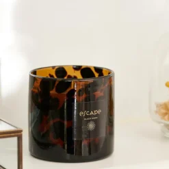 Online CASA ESCAPE BLACK OUDH Bougie Parfumée Dans Un Verre Noir, Brun, Multicolore