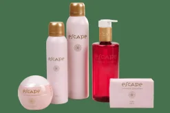 New CASA ESCAPE JAPANESE CEREMONY Mousse De Douche En Flacon Rouge