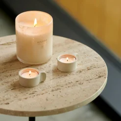 Sale CASA ESCAPE WORLD GOA Bougie Parfumée Dans Un Verre Blanc, Vieux Rose