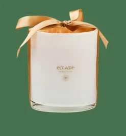 Sale CASA ESCAPE WORLD GOA Bougie Parfumée Dans Un Verre Blanc, Vieux Rose