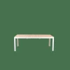 Clearance CASA ETHAN Table Extensible Blanc, Naturel