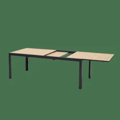 Sale CASA ETHAN Table Extensible Noir, Naturel