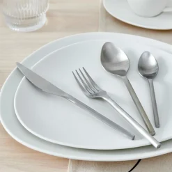 Clearance CASA ETNA SATIN Couverts 16 Pièces Argent