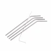 Clearance CASA FANCY Pailles à Cocktail Avec Brosse Argent