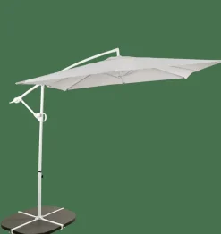 Sale CASA FIJI Parasol Déporté Sans Pied De Parasol Gris Clair