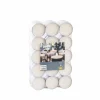 Hot CASA FLAME Bougies Maxi Chauffe-plat Blanc