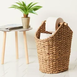 Clearance CASA FLORES Porte-rouleau WC Porte-magazines Naturel