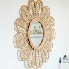 Clearance CASA FLOWER Miroir Naturel