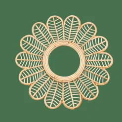Clearance CASA FLOWER Miroir Naturel