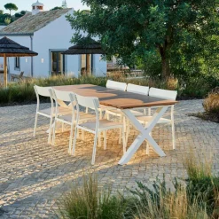 Sale CASA FORMAX & MAVAS Set De Jardin Natural/blanc