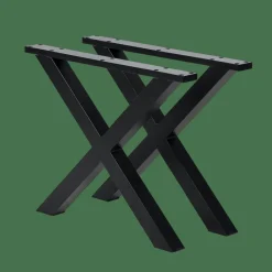 Outlet CASA FORMAX Table De Jardin Avec Pieds X Natural/noir