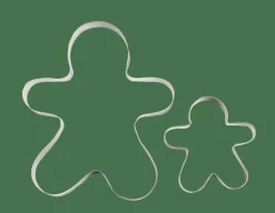 Clearance CASA GINGERBREAD Emporte-pièces Set De 2 Argent