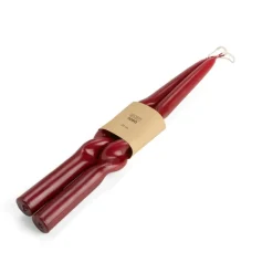 Sale CASA GLOSSY Set De 2 Bougies Rouge Foncé