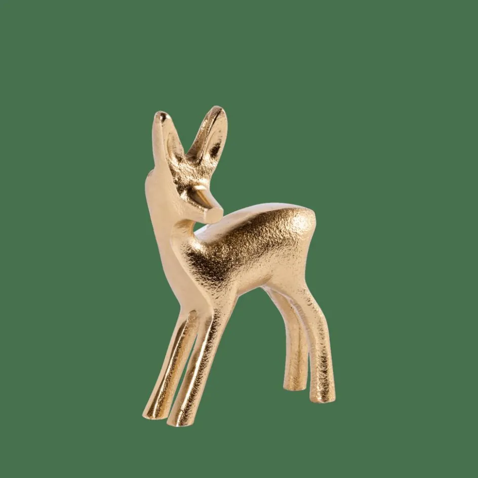 Discount CASA GOLDY Décoratif Cerf Doré