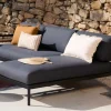 Best CASA HANNA Chaise Longue Teck Noir