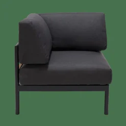 Online CASA HANNA Lounge Teck Fauteuil Coin Noir