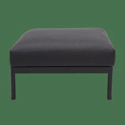 Sale CASA HANNA Lounge Teck Repose-pied Noir, Naturel