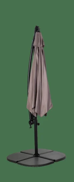 Discount CASA HAWAI Parasol Déporté Sans Pied De Parasol Taupe