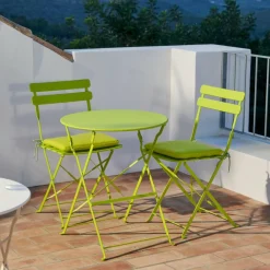 Clearance CASA IMPERIAL Ensemble Bistrot Rond Lime