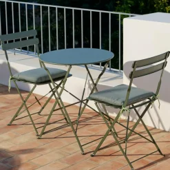 Clearance CASA IMPERIAL Ensemble Bistrot Rond Kaki