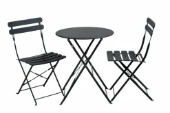 Outlet CASA IMPERIAL Ensemble Bistrot Rond Noir