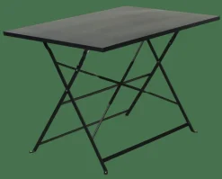 Hot CASA IMPERIAL Table Pliante Rectangulaire Noir