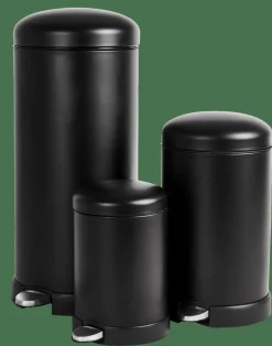 New CASA INDUSTRIA Poubelle à Pédale 12 L Noir