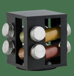 Discount CASA INDUSTRIA Carrousel à épices 8 Récipients Noir