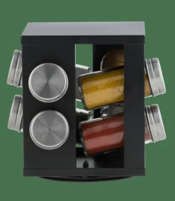 Discount CASA INDUSTRIA Carrousel à épices 8 Récipients Noir