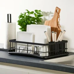 Discount CASA INDUSTRIA Égouttoir Pour Vaisselle Noir