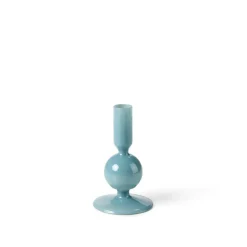 Discount CASA ISA Bougeoir Opale Bleue Bleu