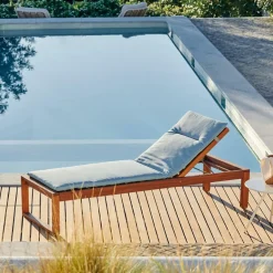 Sale CASA ISLAND ECO Coussin De Jardin Chaise Longue Aqua