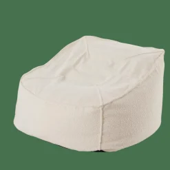 New CASA JACKI Fauteuil Pouf Poire Blanc