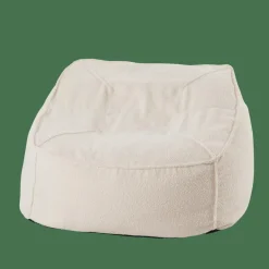New CASA JACKI Fauteuil Pouf Poire Blanc