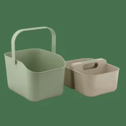 Discount CASA JASMIN Seau/organisateur 2 En 1 Vert