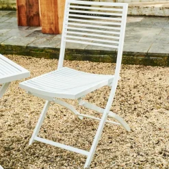 Hot CASA JESSE Ensemble Bistrot Rectangulaire Blanc