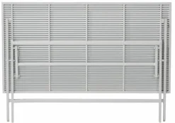Hot CASA JESSE Ensemble Bistrot Rectangulaire Blanc