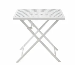Hot CASA JESSE Ensemble Bistrot Rectangulaire Blanc