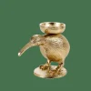 Clearance CASA KIWI Support Pour Bougie Chauffe-plat Doré