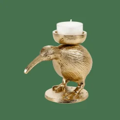 Clearance CASA KIWI Support Pour Bougie Chauffe-plat Doré
