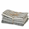 Hot CASA LAURENT Torchon Set De 3 Jaune