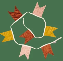 Sale CASA LEON Guirlande De Drapeaux Rouge