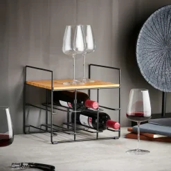 Clearance CASA LIZE Porte-bouteilles Noir