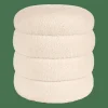 Outlet CASA LOBBY Pouf Blanc Cassé