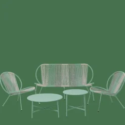 Clearance CASA LUGO Set Lounge Aqua