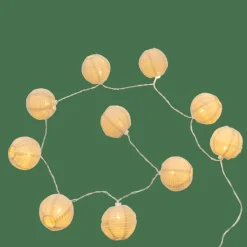 New CASA LYNN Guirlande Lumineuse 10 LEDs Beige