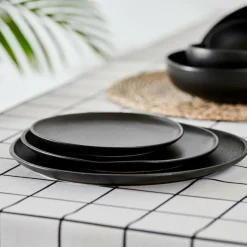 Clearance CASA MAGMA Assiette Noir