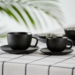 Discount CASA MAGMA Tasse Et Soucoupe Expresso 11 CL Noir