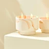 Best CASA MARBLE Bougies D'extérieur Blanc, Orange