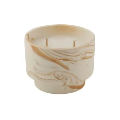 Best CASA MARBLE Bougies D'extérieur Blanc, Orange